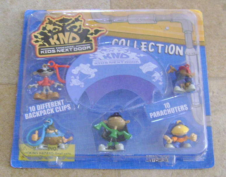 KIDS NEXT DOOR CARTOON NETWORK ACTION FIGURES IN VENDER'S DISPLAY BOX